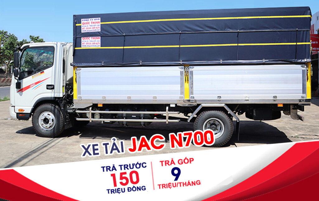 tra gop xe tai jac n700