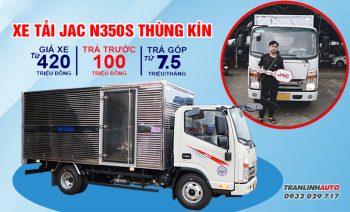 Khởi nghiệp chọn Jac N350S thùng kín