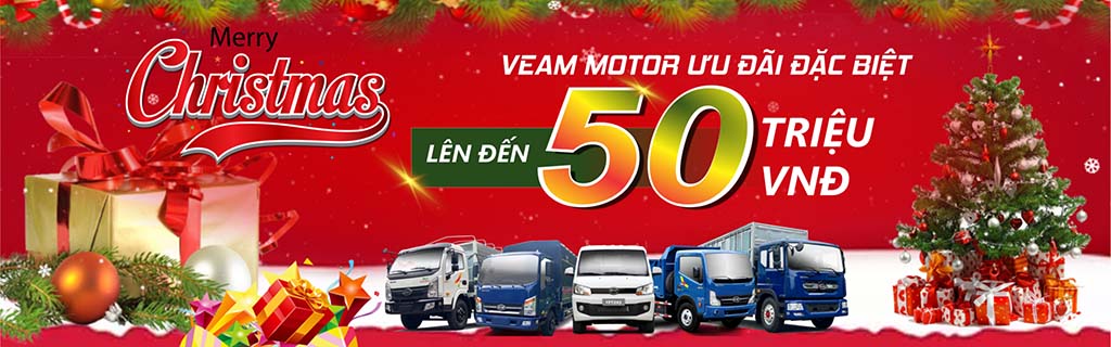 Khuyến mãi 50tr xe tải Veam tháng 12