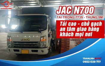 Xe tải Jac N700 chở gạch