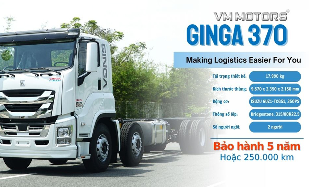 Xe tải Ginga 370 