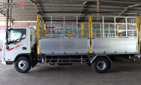 XE TẢI JAC N700 THÙNG INOX BỬNG NHÔM CAO CẤP