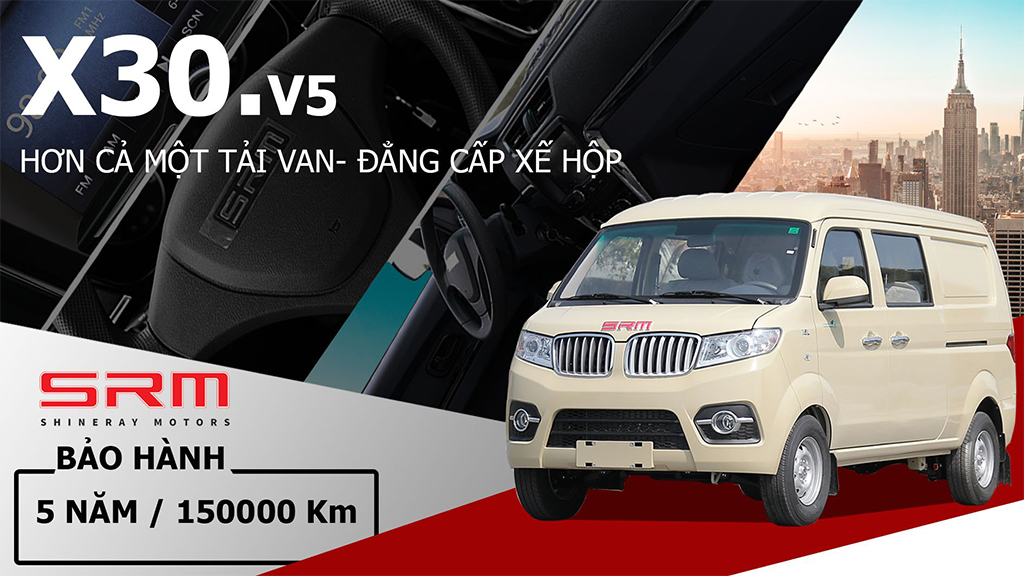Xe tải van Srm X30 V5