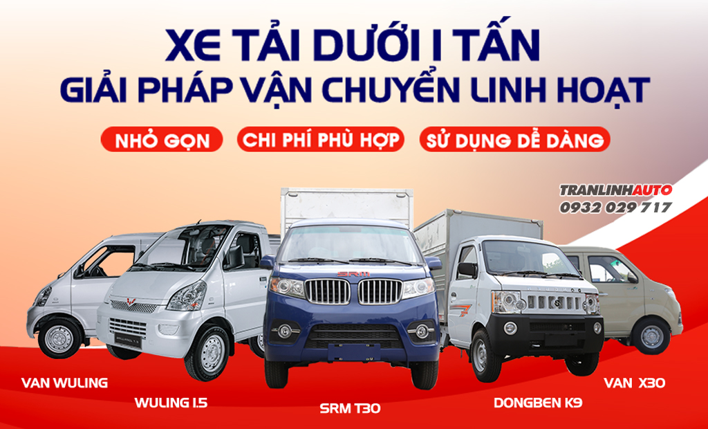 Xe tải nhỏ dưới 1 tấn