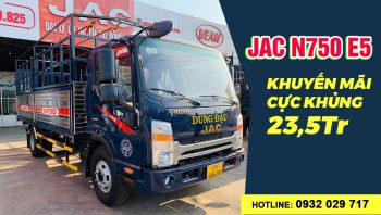 Jac N750 E5 về Lâm Đồng