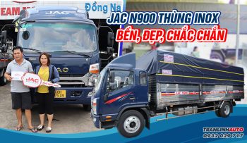 Jac N900 thùng Inox bền đẹp chắc chắn