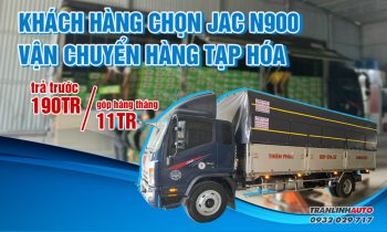 Jac N900 vận chuyển hàng tạp hóa