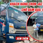 Khách hàng chọn Jac N900 chở dăm bào mùn cưa