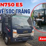 Bàn giao xe Jac N750 về Sóc Trăng