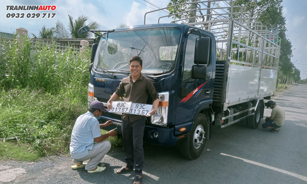 Khách hàng Sóc Trăng Nhận Xe Jac N750