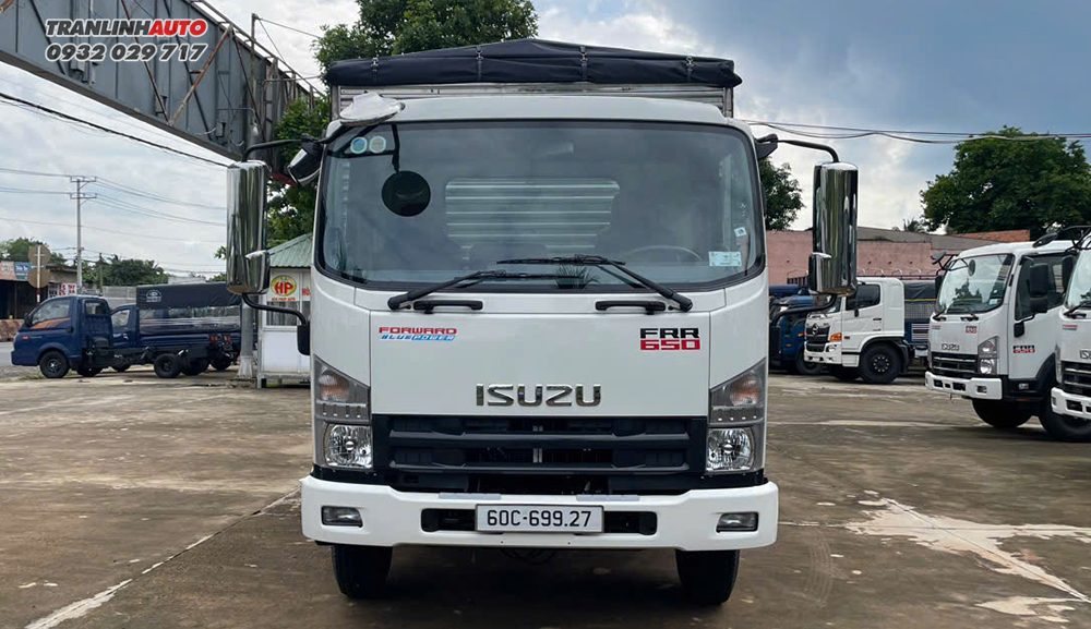 XE TẢI ISUZU FRR650 THÙNG INOX BỬNG NHÔM