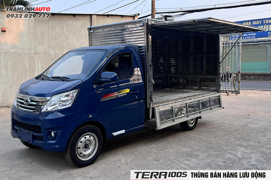 Xe Tera 100 thùng kín cánh dơi