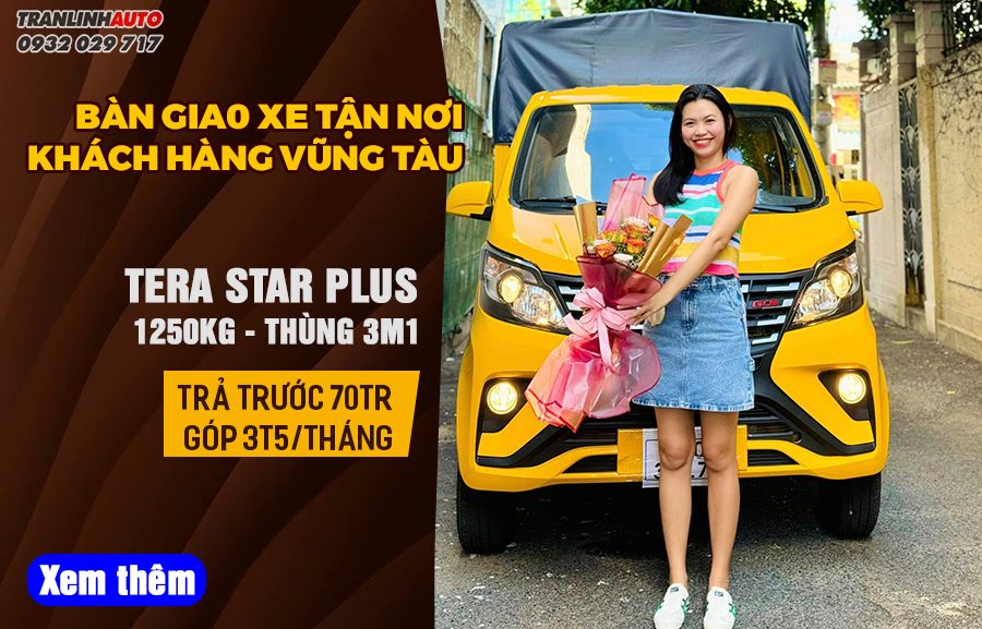 Bàn giao xe Tera Star Plus về khách hàng Vũng Tàu