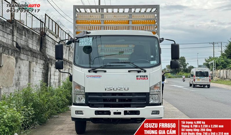 XE TẢI ISUZU FRR650 THÙNG CHỞ GIA CẦM 6M7 259 LỒNG