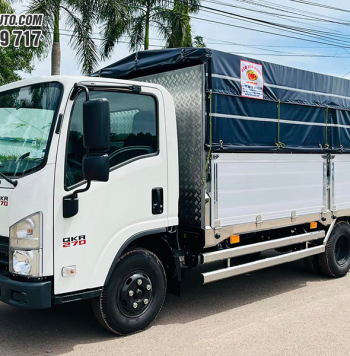 Xe tải Isuzu QKR270 thùng nhôm mở vỉ BHLD