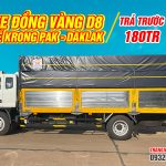 Bàn giao xe Đồng Vàng D8 về DakLak