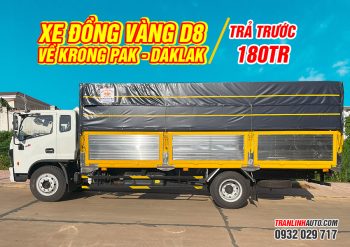 Bàn giao xe Đồng Vàng D8 về DakLak