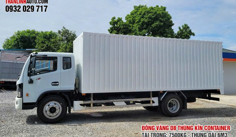 
								XE TẢI ĐỒNG VÀNG D8 THÙNG KÍN CONTAINER full									