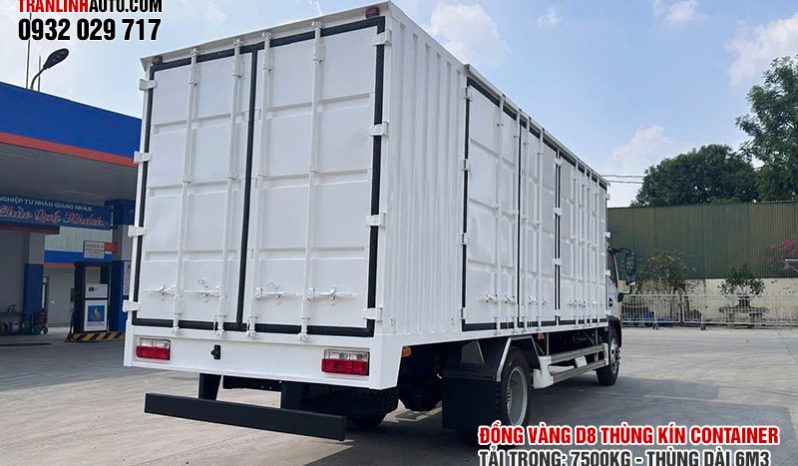 
								XE TẢI ĐỒNG VÀNG D8 THÙNG KÍN CONTAINER full									