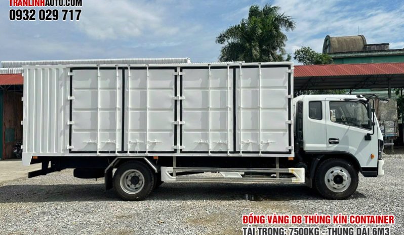 
								XE TẢI ĐỒNG VÀNG D8 THÙNG KÍN CONTAINER full									