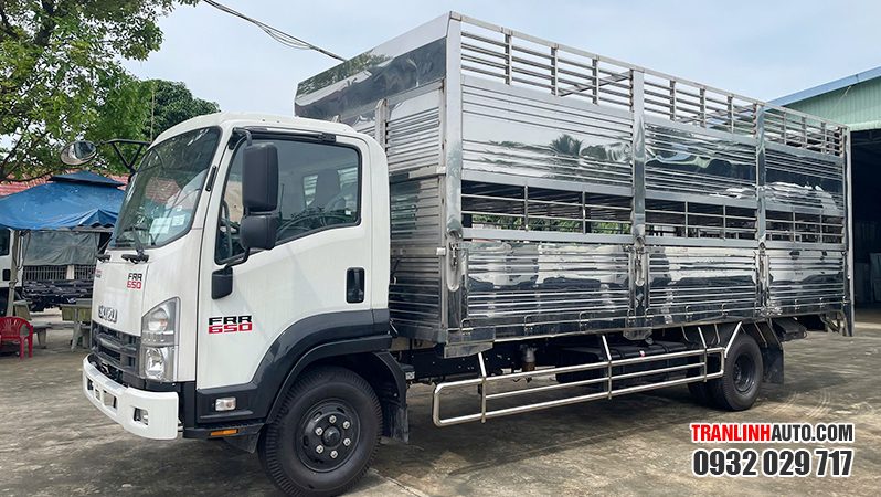 XE TẢI ISUZU FRR650 E5 THÙNG CHỞ GIA SÚC