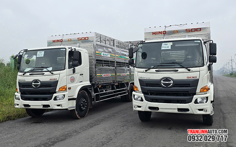 Xe Tải Hino FL8JW8A 15 Tấn Thùng Chở Gia Súc 9.4m