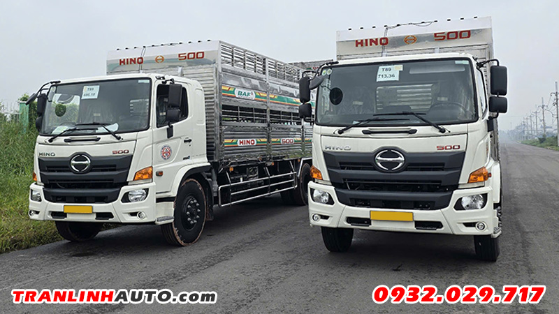 Hino FL thùng chở gia súc 2 sàn