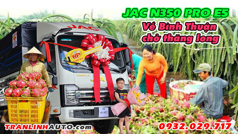 Jac N350 Pro E5 chở thăng long