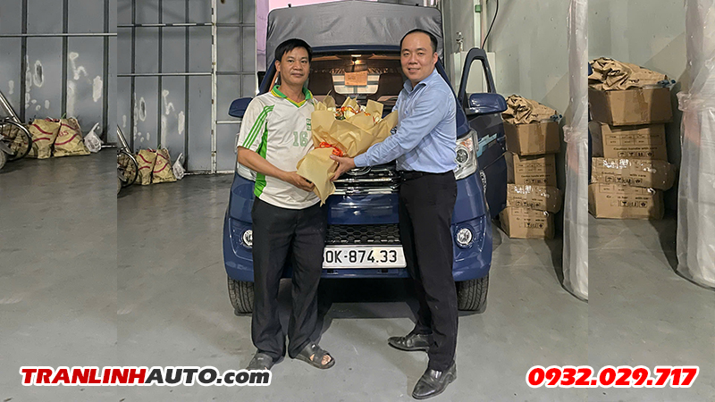 Bàn giao xe Tera100S về gia đình anh Trường Nhơn Trạch Đồng Nai